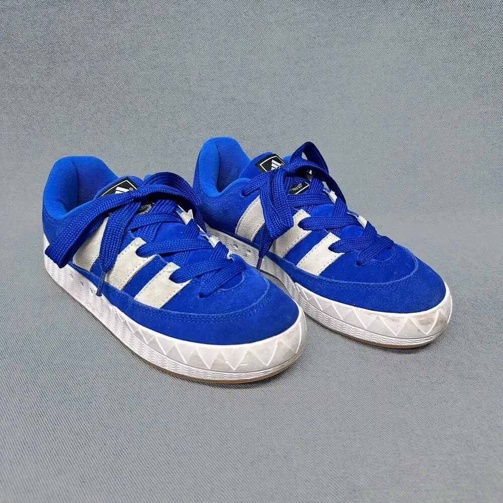 Adidas Originals x atmos ADIMATIC SKATE Shoes Blue Men US 8